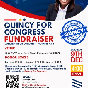 Quincy For Congress Fundraiser - Portrait